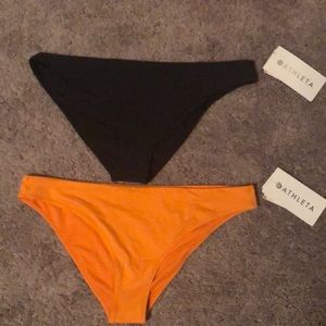 NEW- Two Athleta Bikini Bottoms